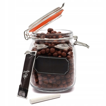 Słoik z etykietą do pisania kredą Chalk 2,1 L wek