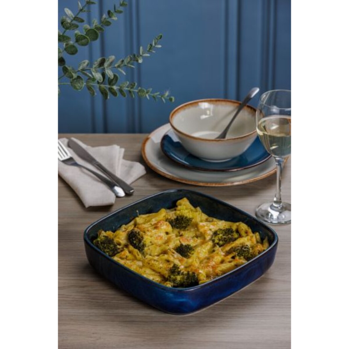 Naczynie do zapiekania (kwadratowe) Reactive Blue Mason Cash