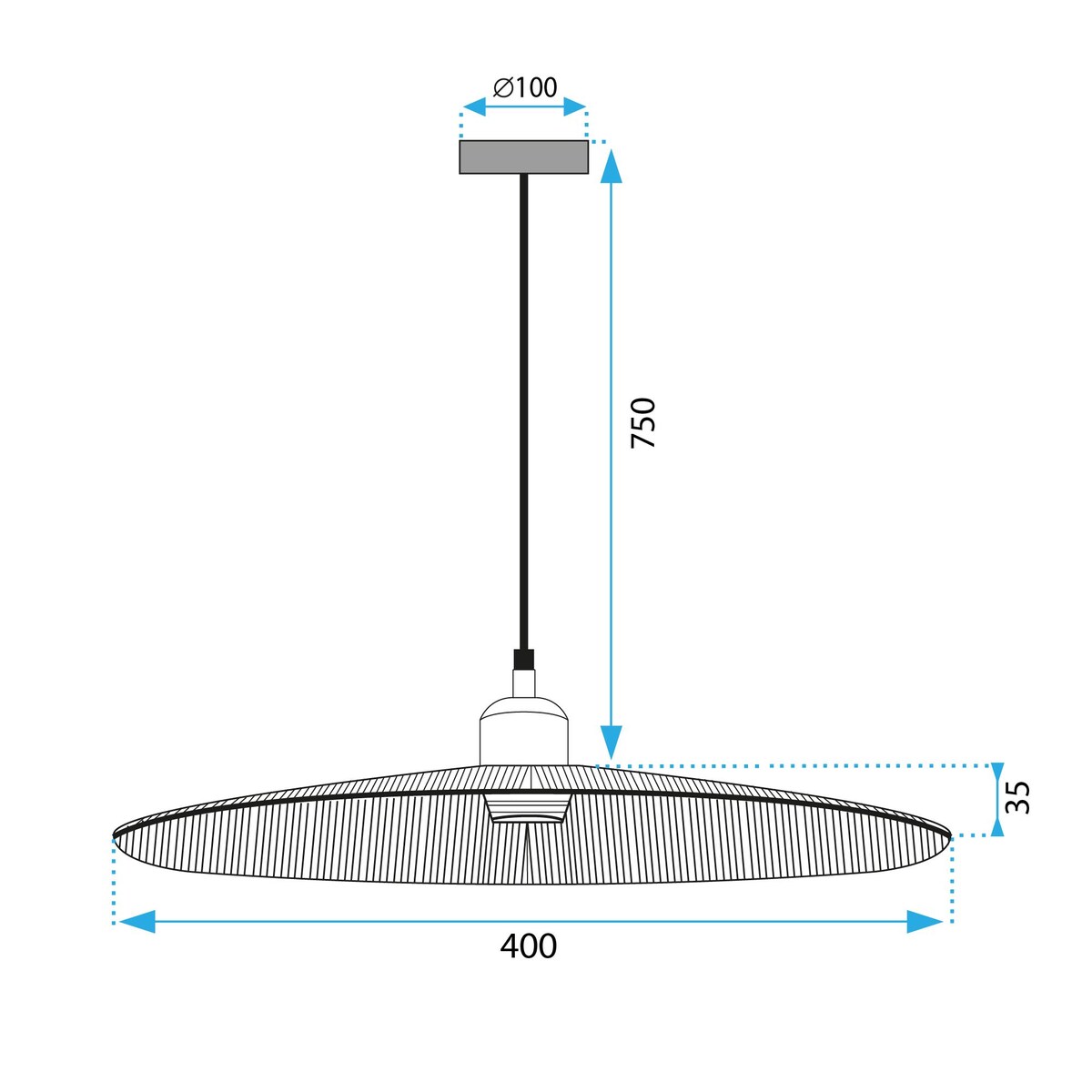 Lampa Wisząca Boho APP1311-1CP