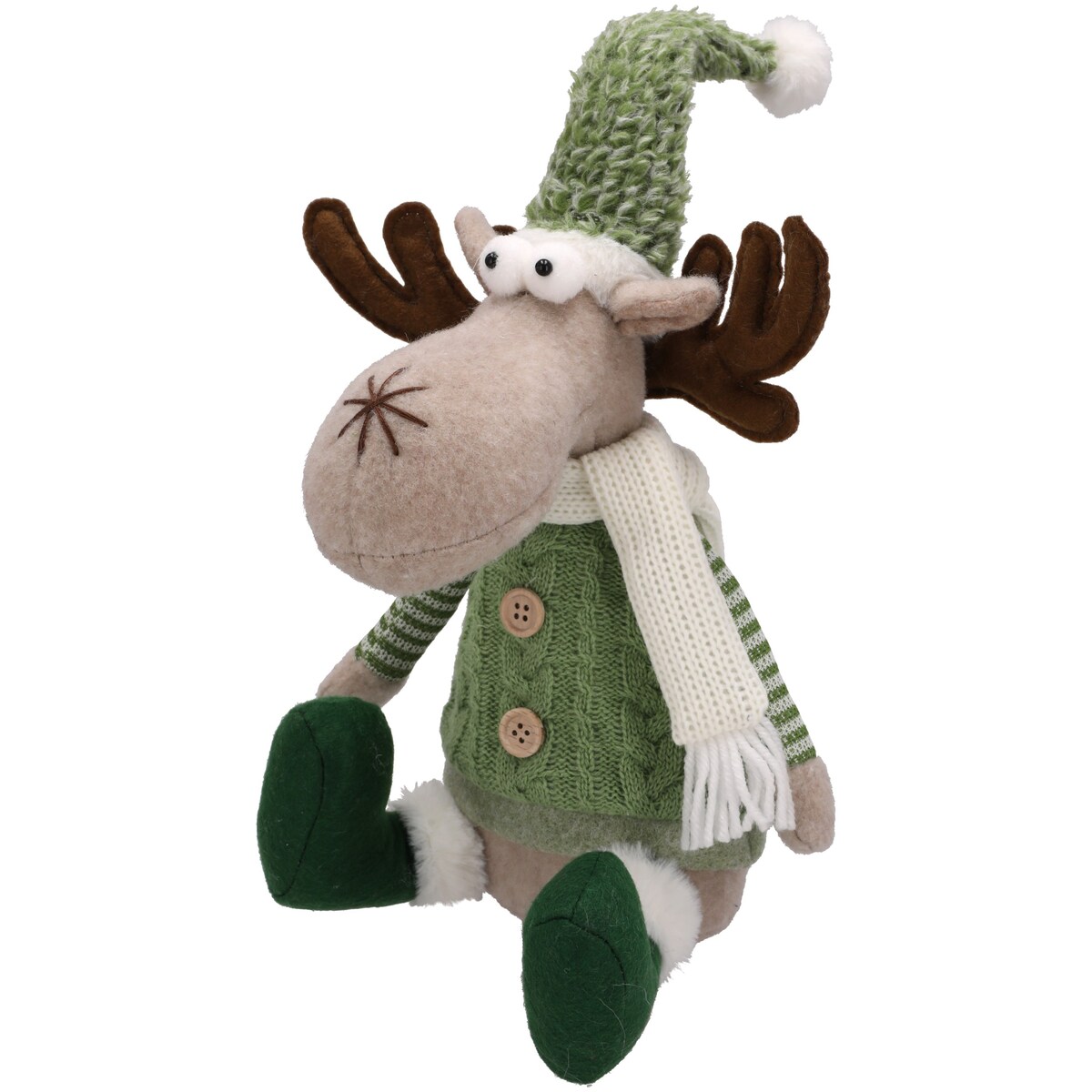 SKRZAT świąteczny RENIFER łoś gnom na święta DEKORACJA figurka JUMI