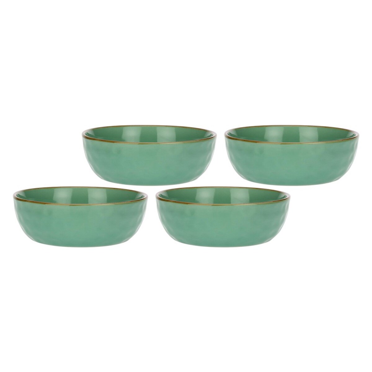 Zestaw 4 misek do sałatek Concerto Verde Acqua - Miętowy, 20 cm