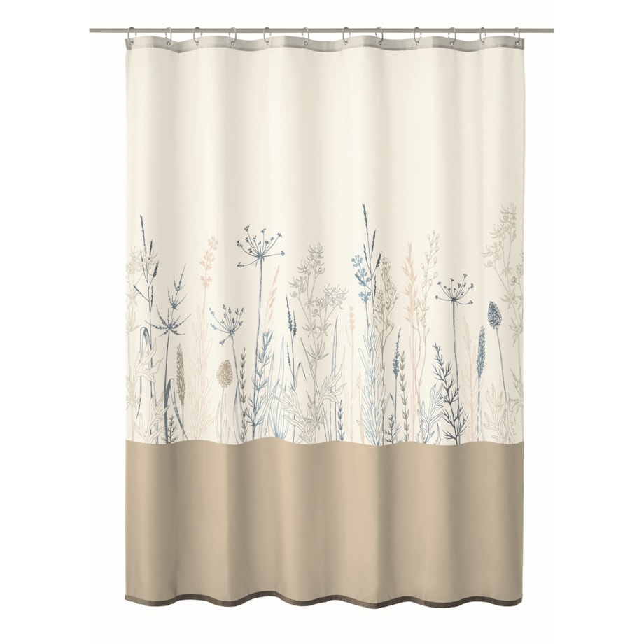 Kleine Wolke Savannah Tekstylna Zasłona prysznicowa motyw suchych traw 180x200 cm