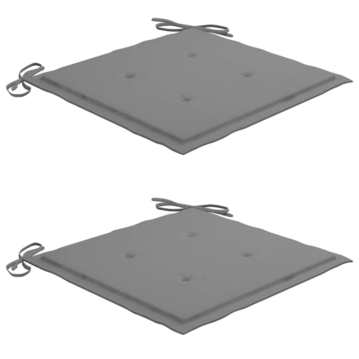 vidaXL Składane krzesła ogrodowe z poduszkami, 2 szt., bambusowe