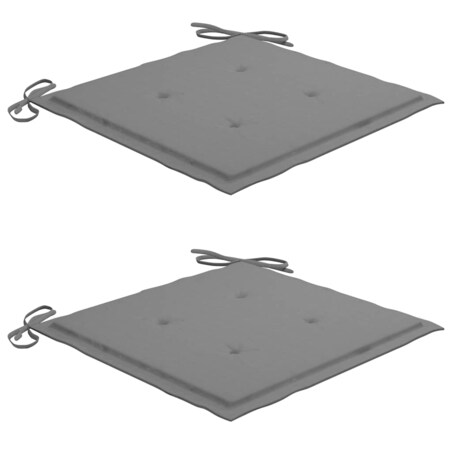 vidaXL Składane krzesła ogrodowe z poduszkami, 2 szt., bambusowe