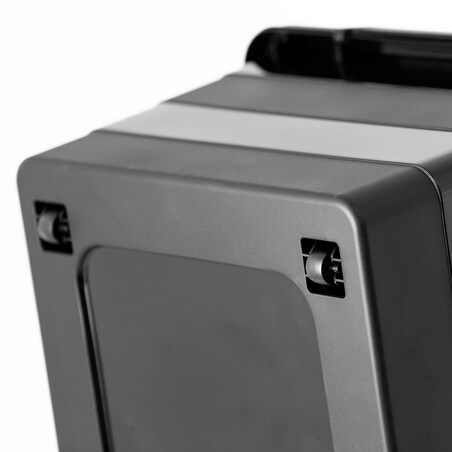 Pojemnik Plastikowy Pudełko Plastikowe Z Pokrywką Na Kółkach Box Czarny 40L