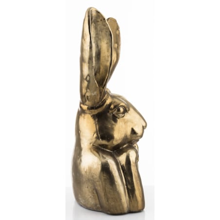 Figurka -popiersie królika 49x25x20 cm TORACE - III złoty