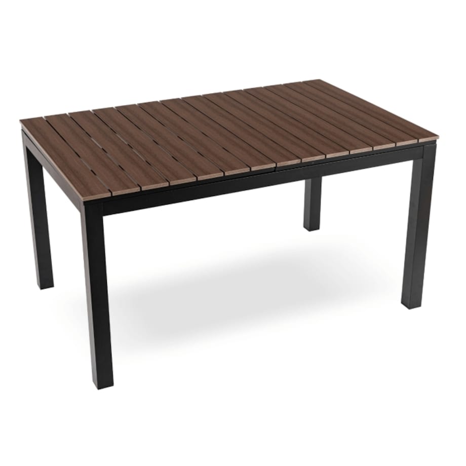 Zestaw Mebli Ogrodowych Na Taras Ogród Technorattan Czarny Orzech