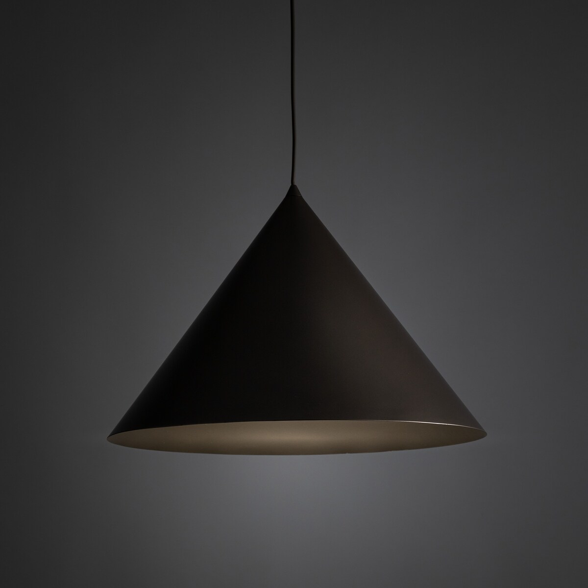 Lampa wisząca TK Lighting CONO XL NEW BROWN 11378 brązowa loftowa E27 50 cm regulowana wysokość