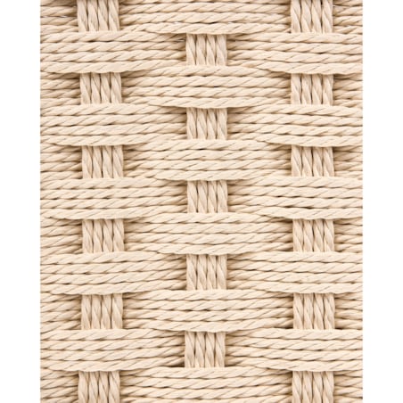 Zestaw 2 krzeseł do jadalni EAGAN Drewno Brązowy/ beżowy