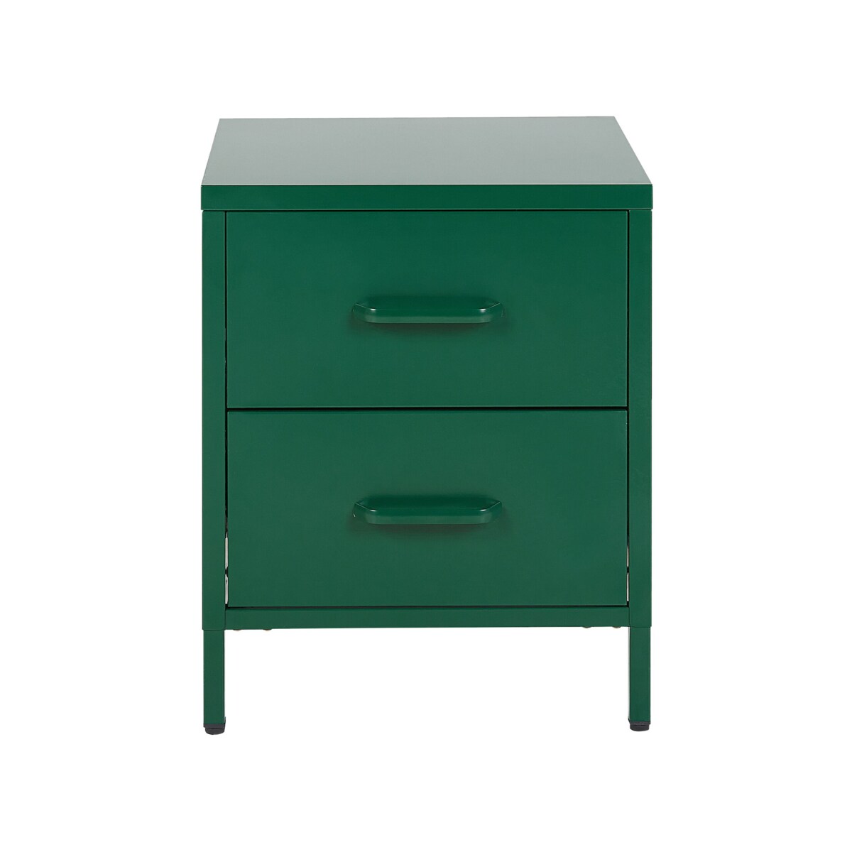 Szafka nocna metalowa zielona MALAVI