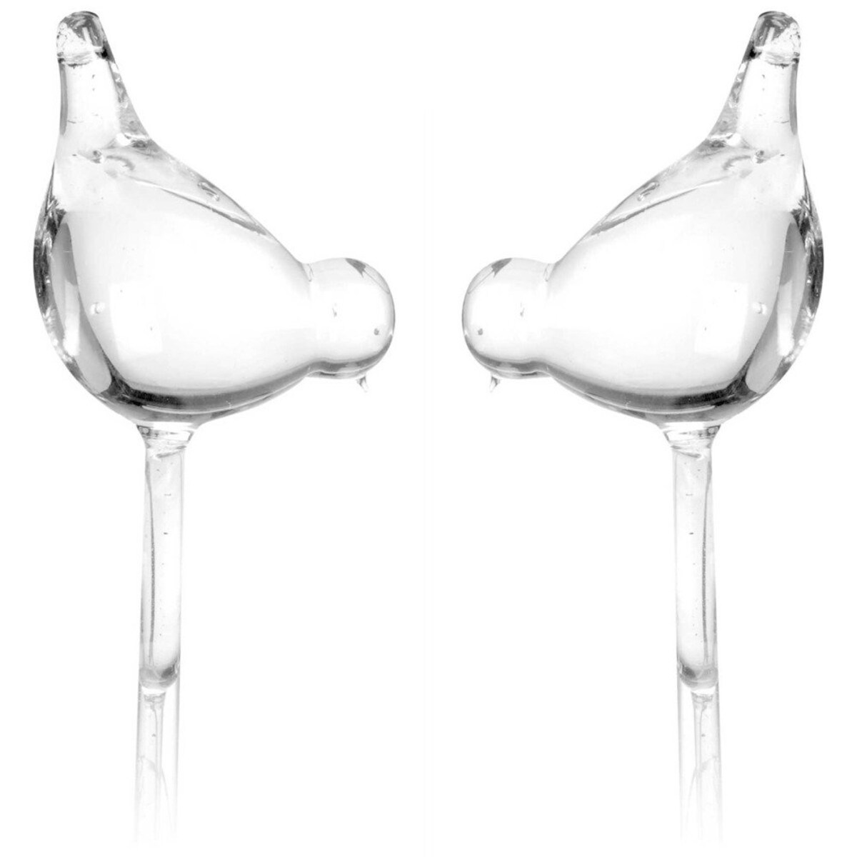 Szklany nawadniacz do podlewania roślin PTAK - 2 sztuki w komplecie