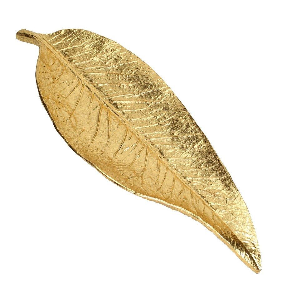 Patera Golden Leaf 19x58cm, 19 x 4 x 58 cm