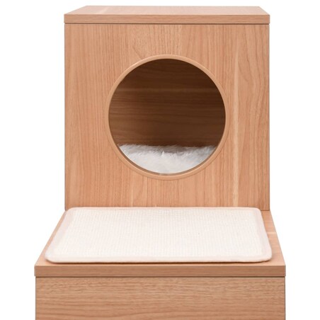 vidaXL Domek dla kota z matą do drapania z sizalu 100 cm