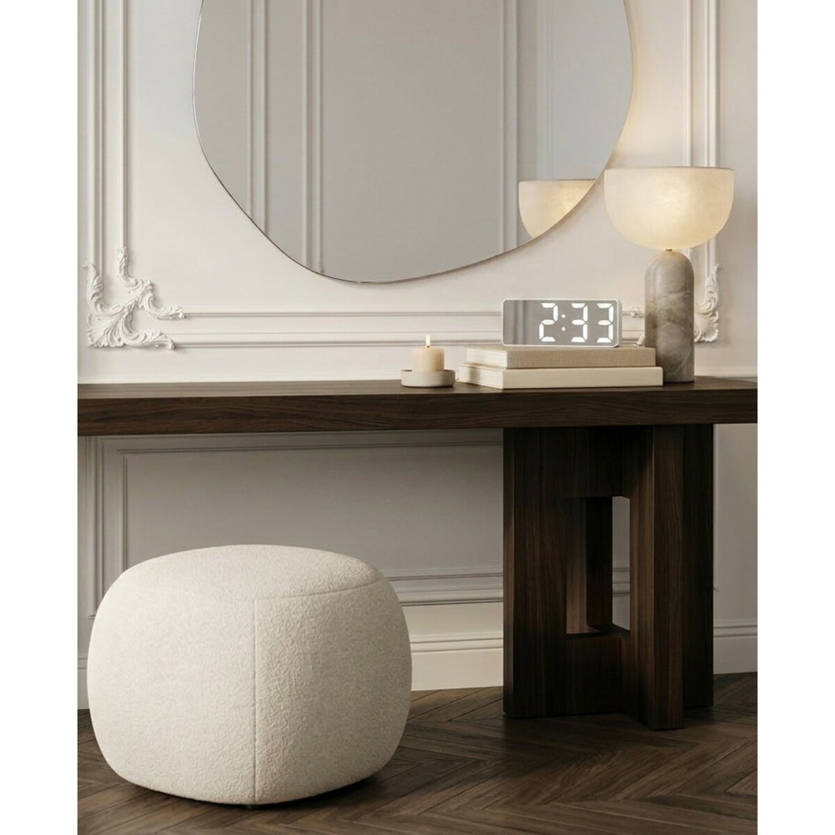 Zegar lustrzany LED SHP MIRROR