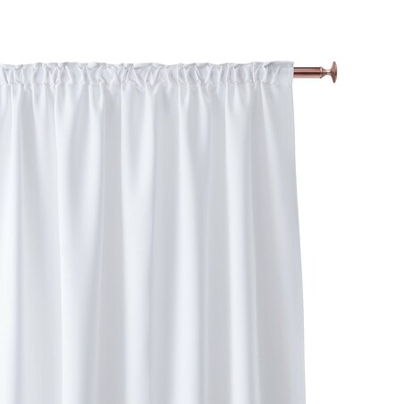 Zasłony na taras ogrodowe balkon beżowe 140x250 taśma tunel