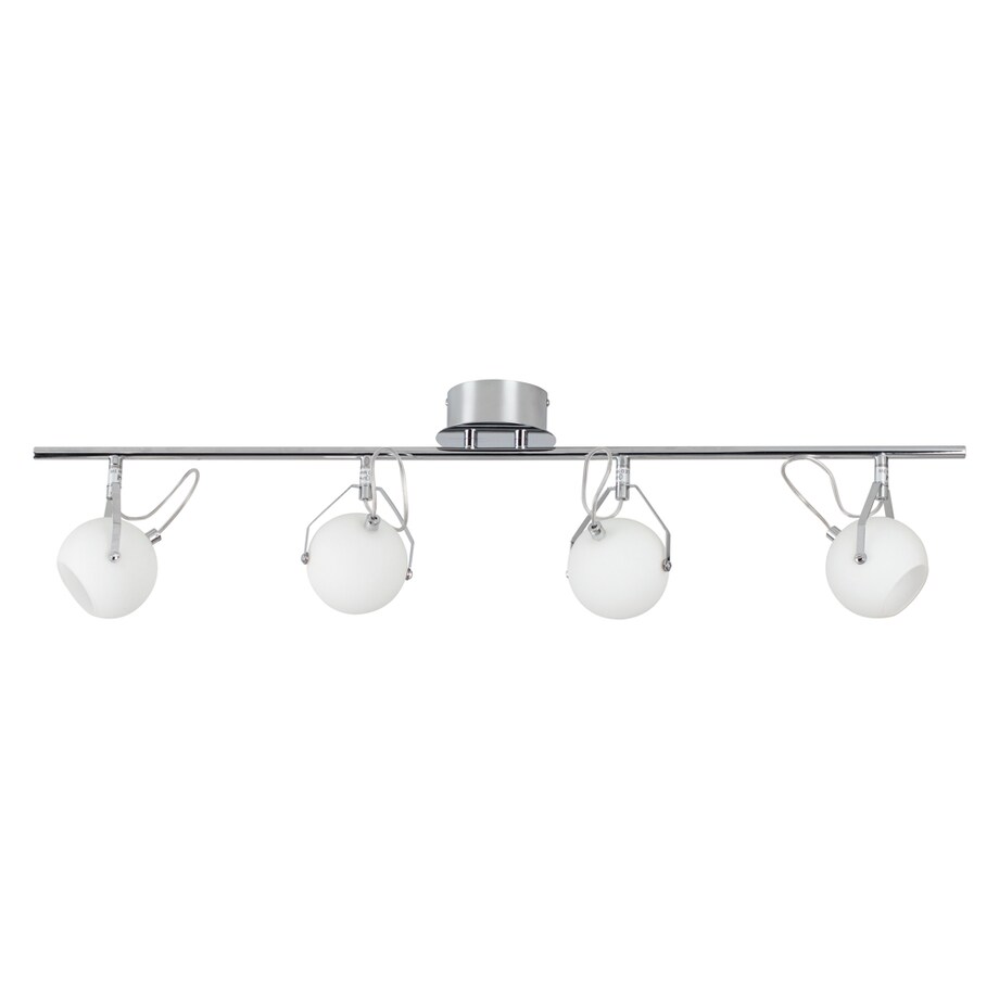 Lampa Sufitowa BRITOP Lighting 4xLED 3W Chrom i Białe Szkło, Minimalistyczny Design od Polskiego Producenta, 1 szt.