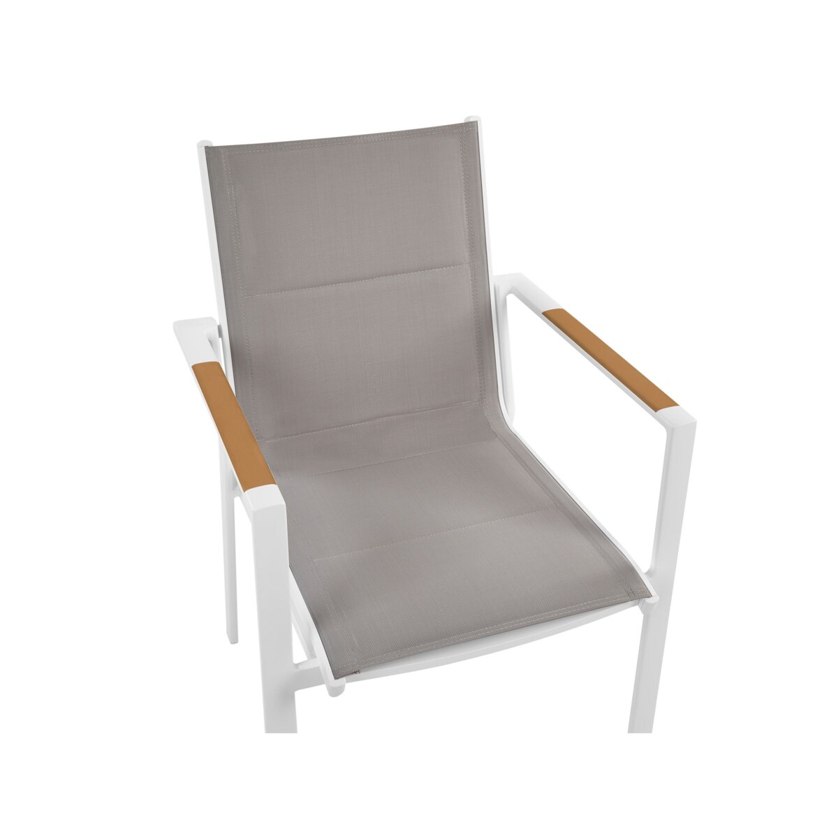 Zestaw ogrodowy stół i 4 krzesła szary MALETTO/BUSSETO