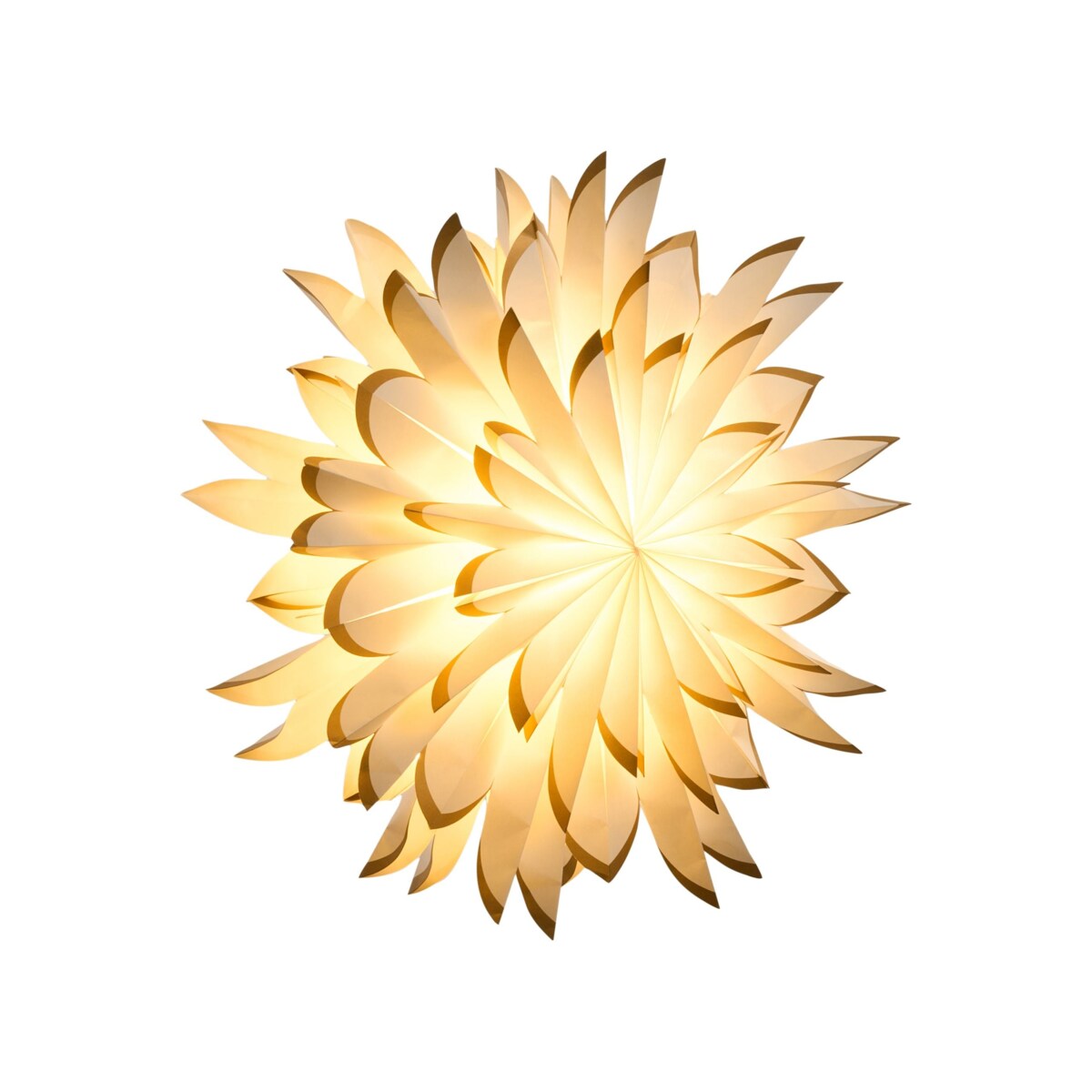 Dekoracja świąteczna SVEDAN Gwiazda 60 cm Złamana biel