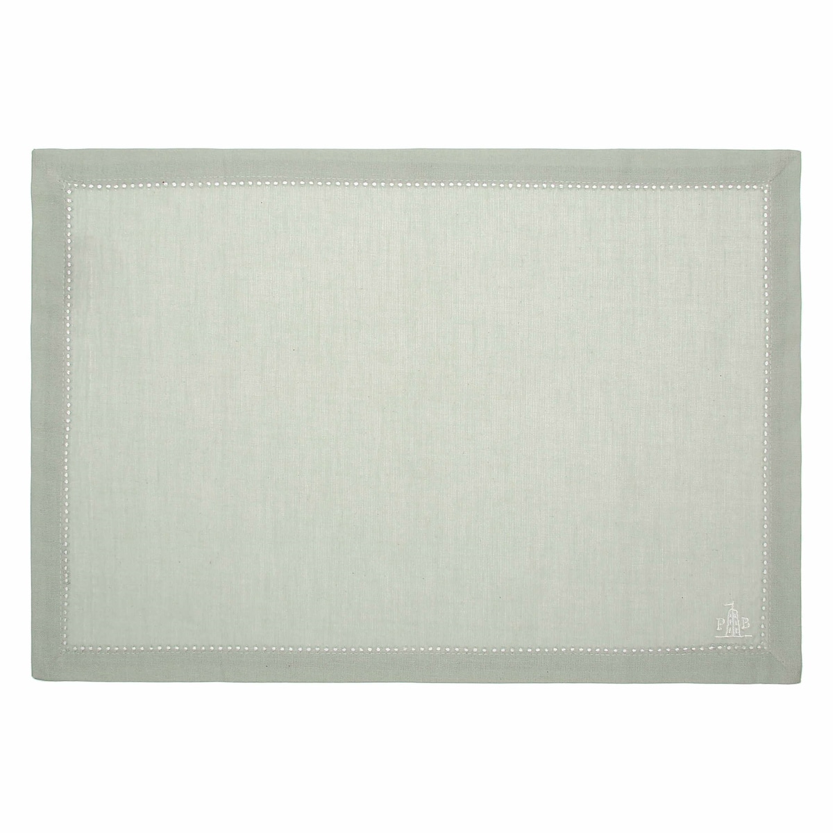 LA PORCELLANA BIANCA Klasyczna podkładka na stół 47x35 cm, miętowy