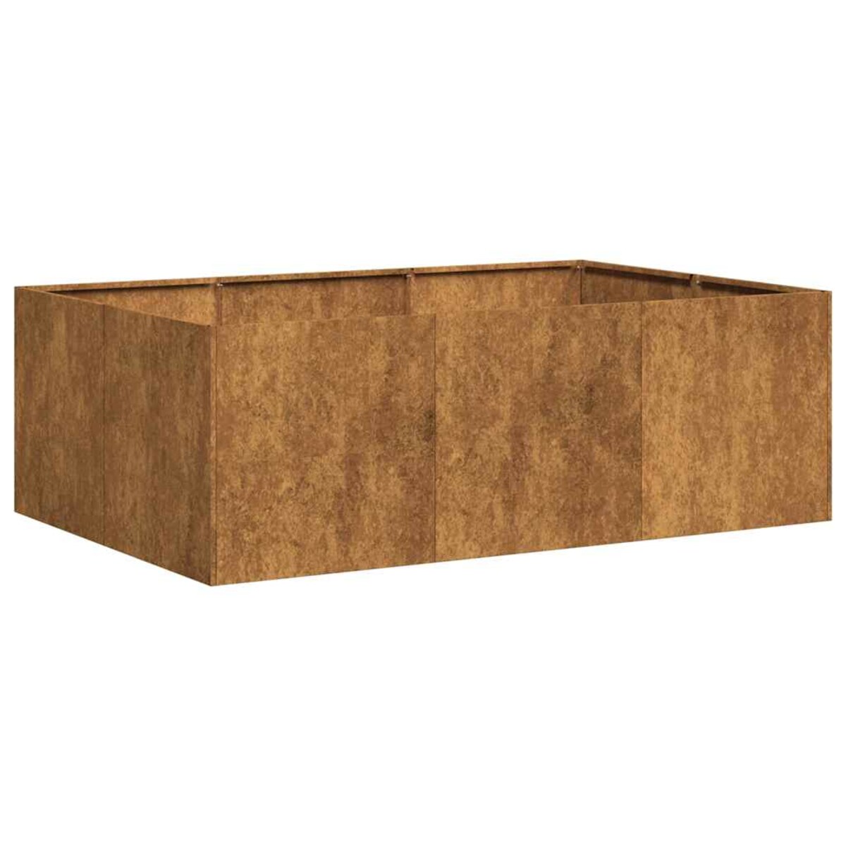 vidaXL Doniczka Rusty 120x80x40 cm Stal nierdzewna