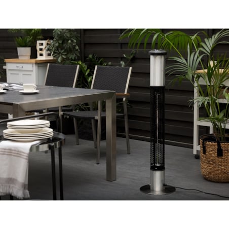 Elektryczny promiennik ogrodowy z popielniczką VEZUVIO