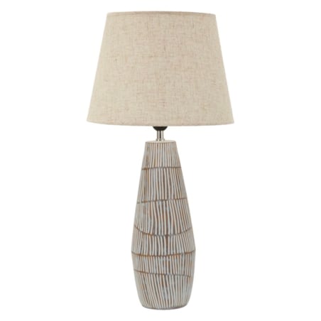 Lampa stołowa Hanoi, kolor wielokolorowy, żywica syntetyczna, żelazo i tkanina, 35 x 35 x 69,5 cm, 1 x E27, max. 40 W, styl nowoczesny, Mauro Ferretti