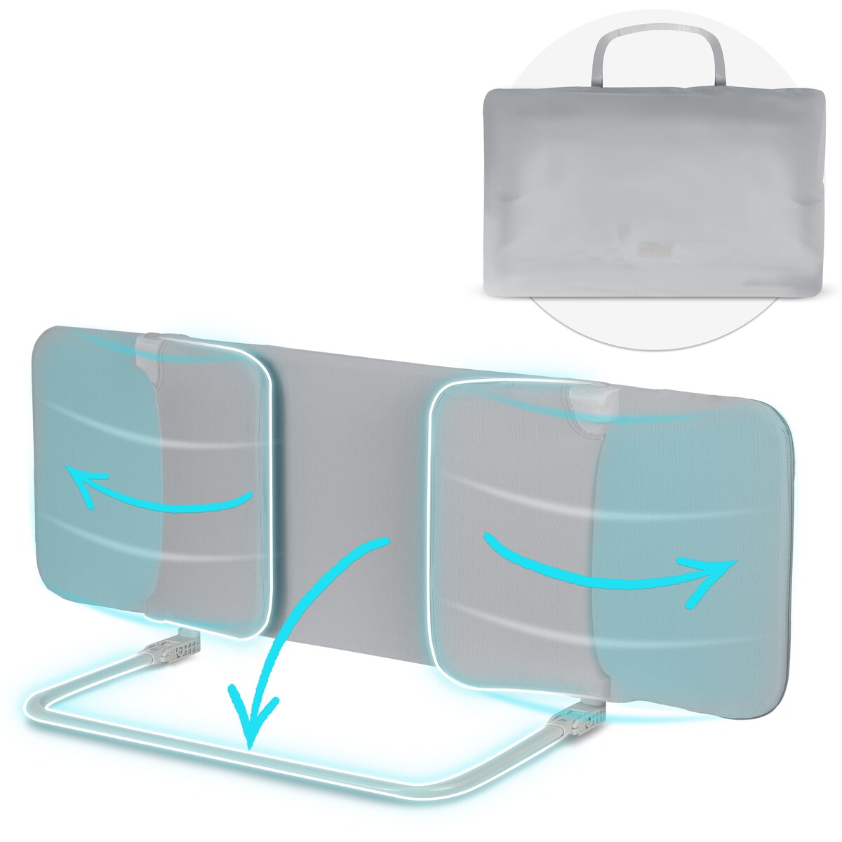 Barierka do łóżka Nukido osłona ochronna dla dzieci 120cm