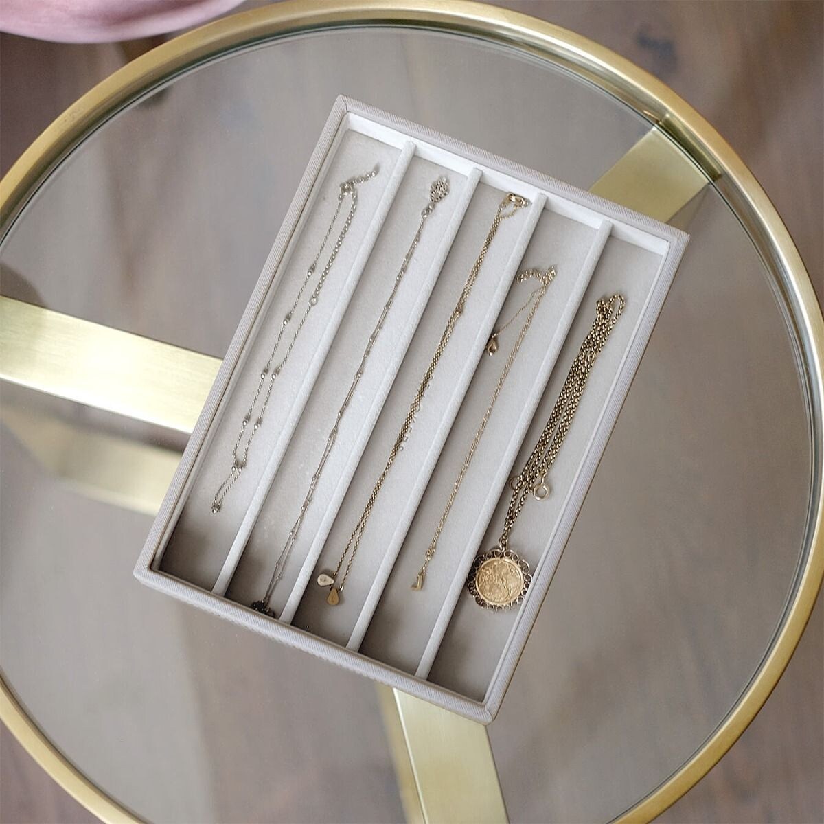 Szkatułka Stackers 5 komorowa classic taupe