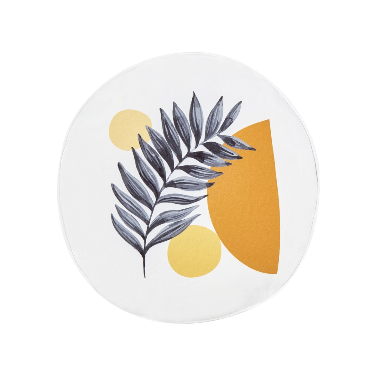 2 poduszki ogrodowe w liście 40 cm białe VIOZENE