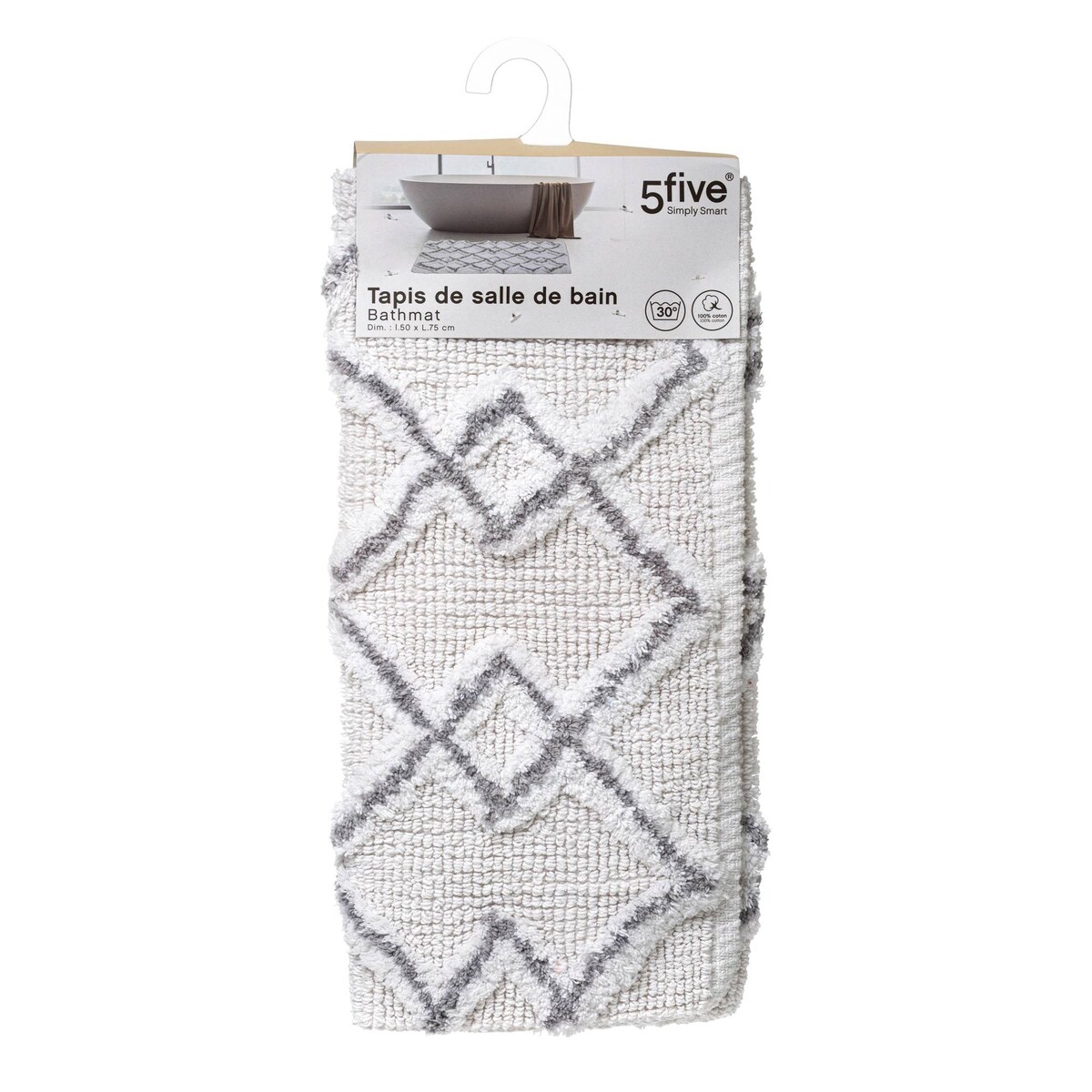 Dywanik łazienkowy ETHNIC, 50 x 75 cm