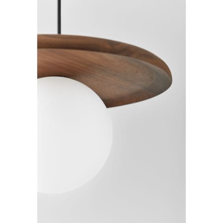 Lampa wisząca z drewna akacjowego Freidy
