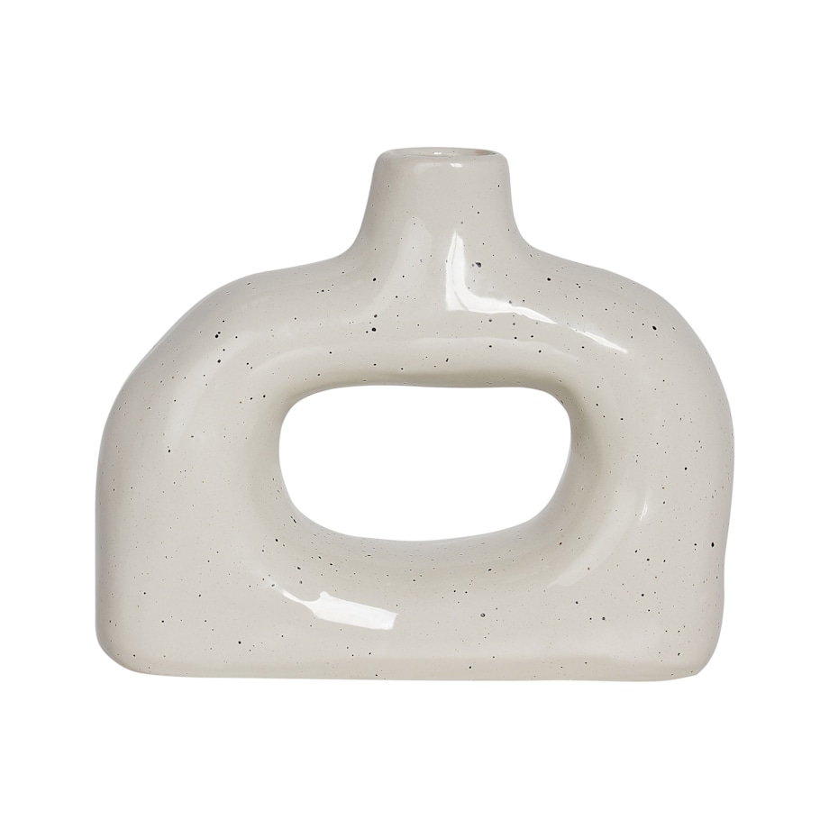 Kamionka Wazon na kwiaty 19 cm Biały MOONEYE