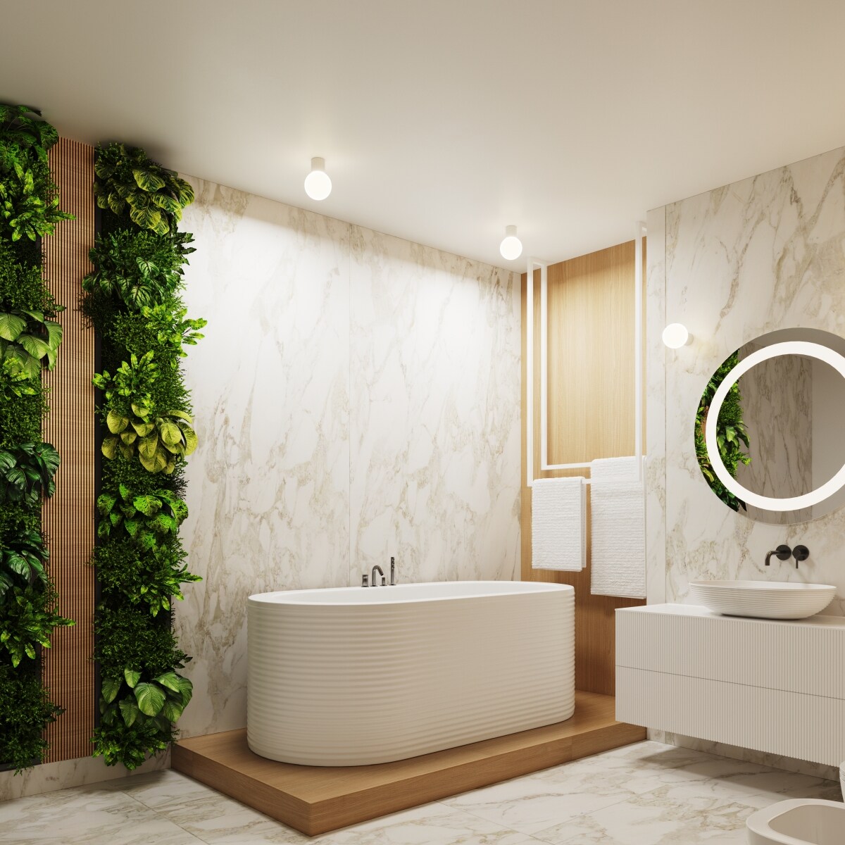 Kinkiet HALO biały IP44