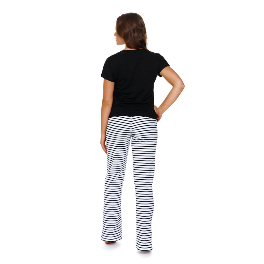 Doctor Nap Czarna piżama damska - S