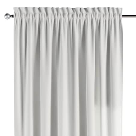 Zasłona na kanale z grzywką 1 szt. 130x245 biały