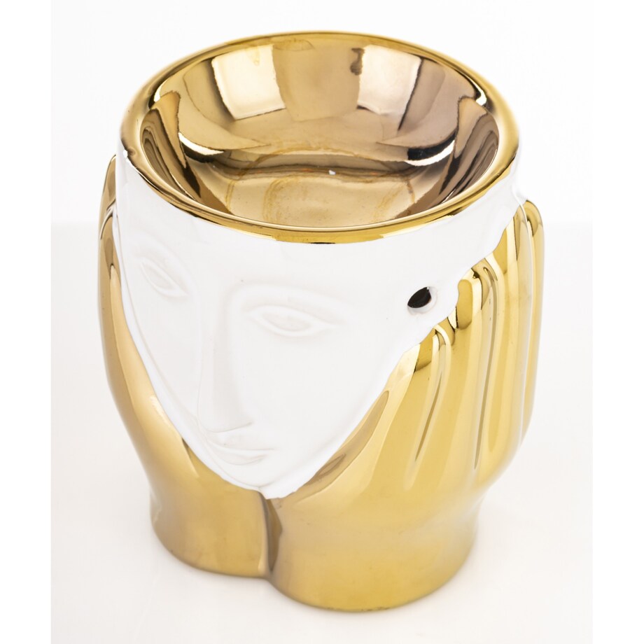 Kominek zapachowy ceramiczny 11x11x9,5 cm MOYO twarz