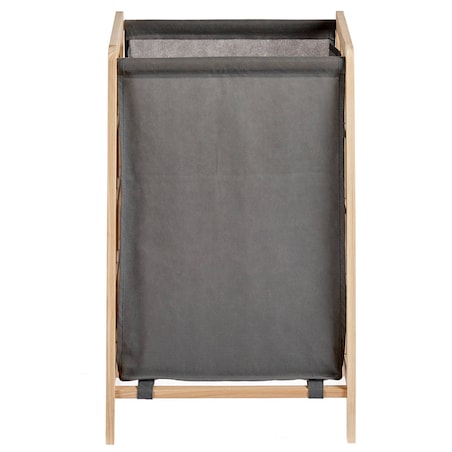 Kosz do szafy, drewno + tkanina