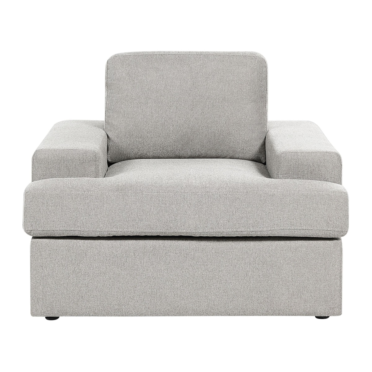 Komplet wypoczynkowy 5-osobowy jasnoszary ALLA