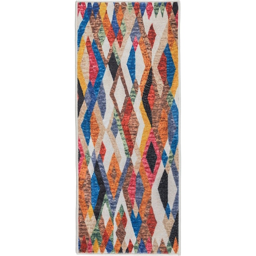 Dywan, chodnik nowoczesny geometryczny Mexico 65x130 cm e-floor wielokolorowy