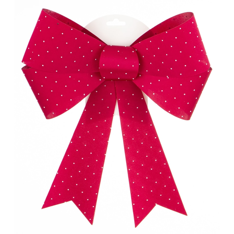 Dekoracja - kokarda kpl. 4 szt. 36x30x7 cm ARCUS amarant