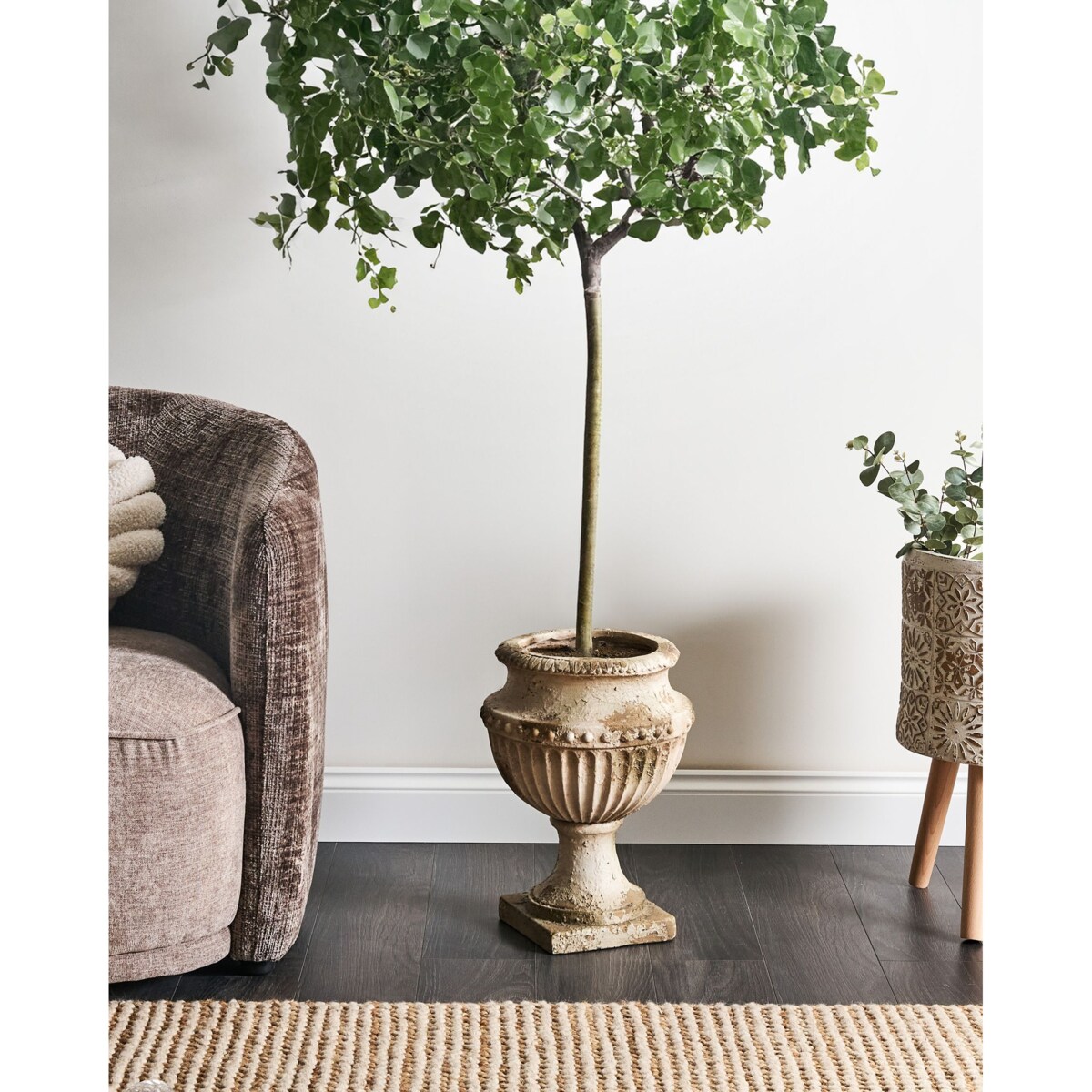 Doniczka DESKATI Ceramika 33 cm Beżowy