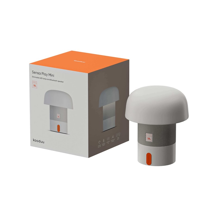 KOODUU SENSA PLAY MINI Lampa przenośna z głośnikiem - Biały