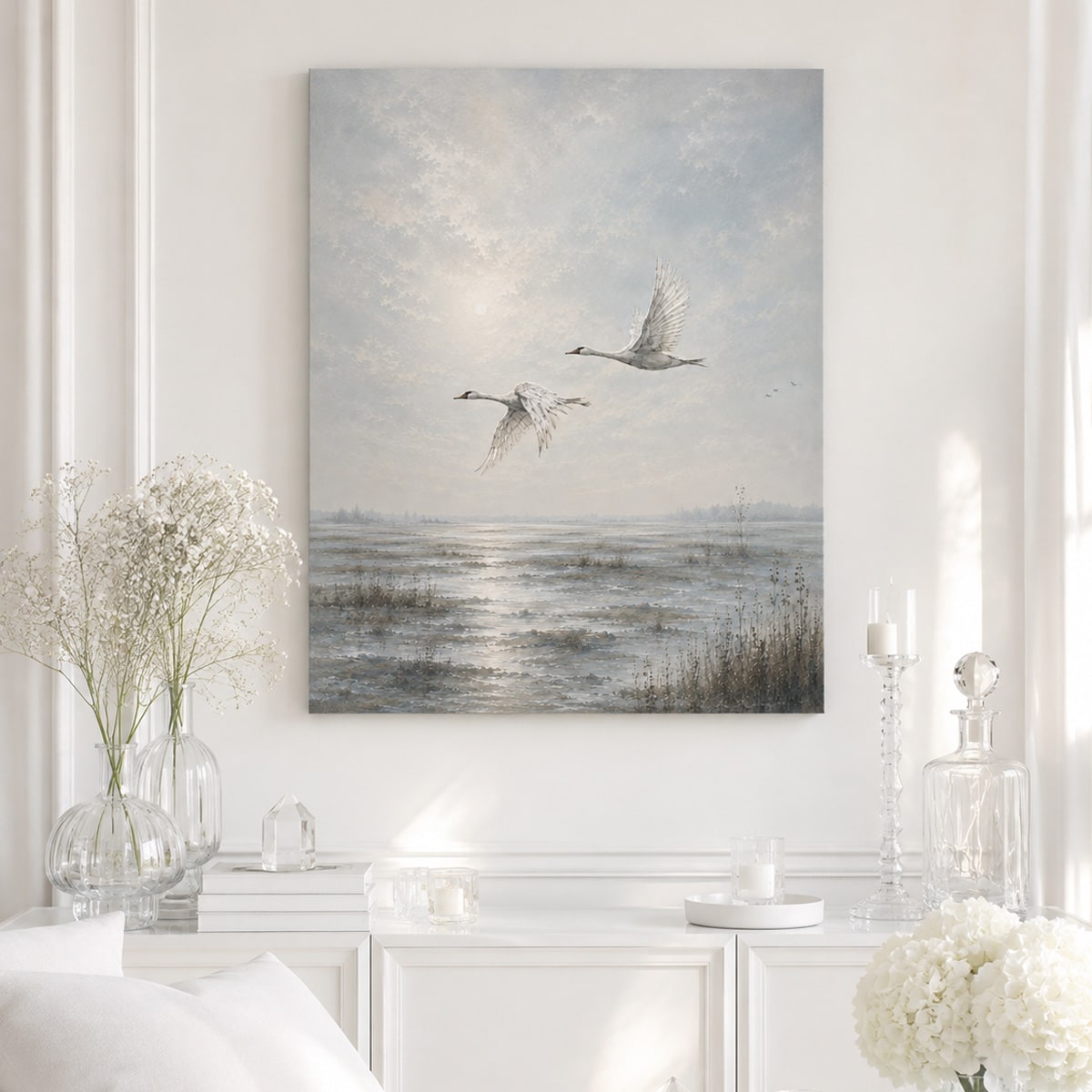 Obraz Canvas Łabędzie