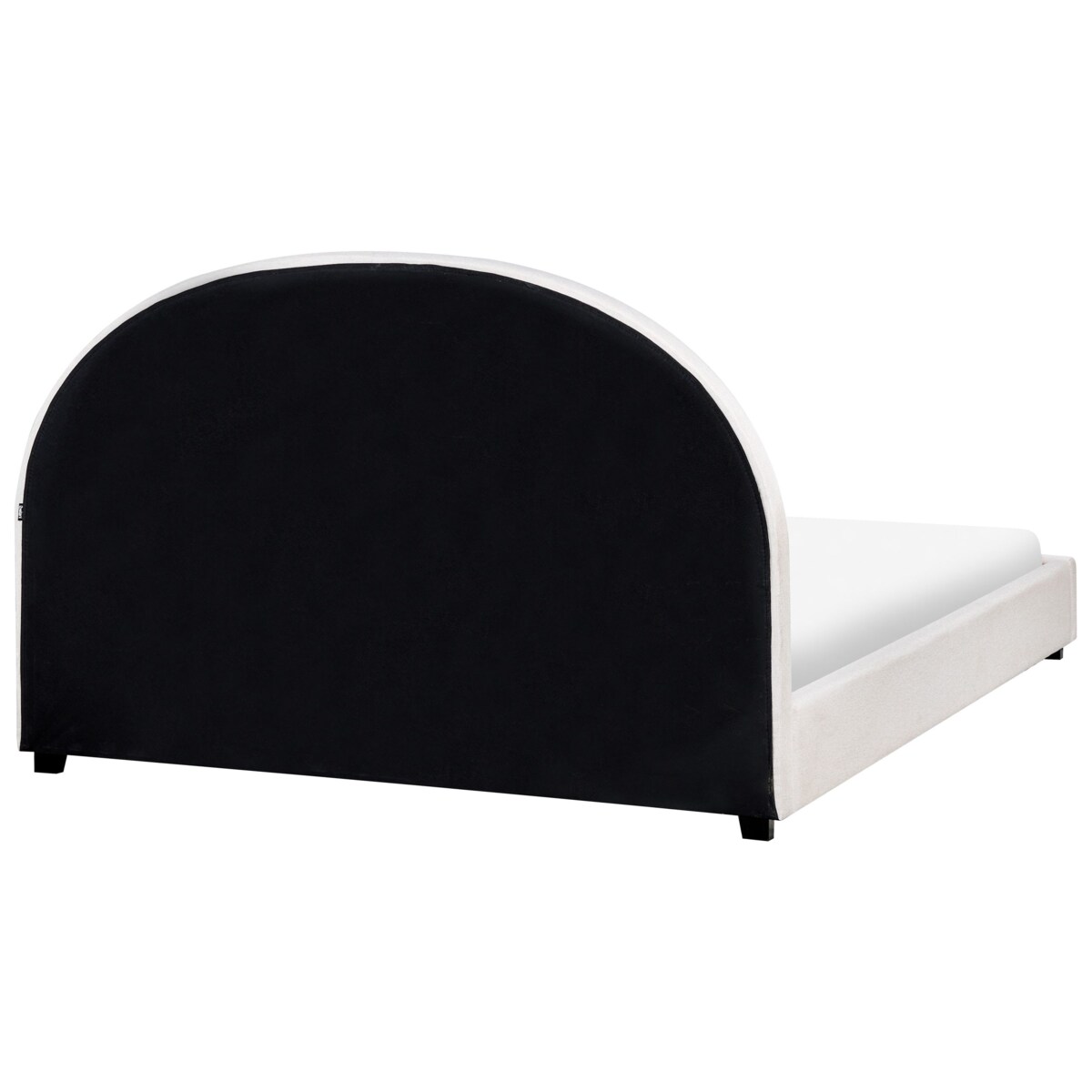 Łóżko VAUCLUSE 160 x 200 cm Złamana biel