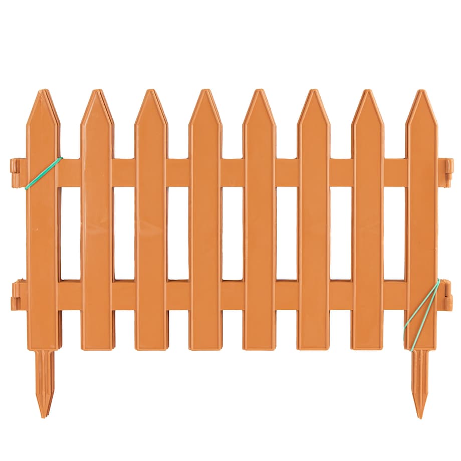 Płotek Ogrodowy 3,22 M Obrzeże Trawnikowe Palisada Terakota