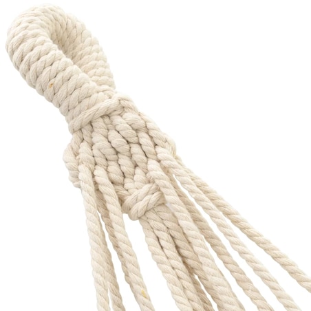 vidaXL Hamak, 260x150 cm, kremowy