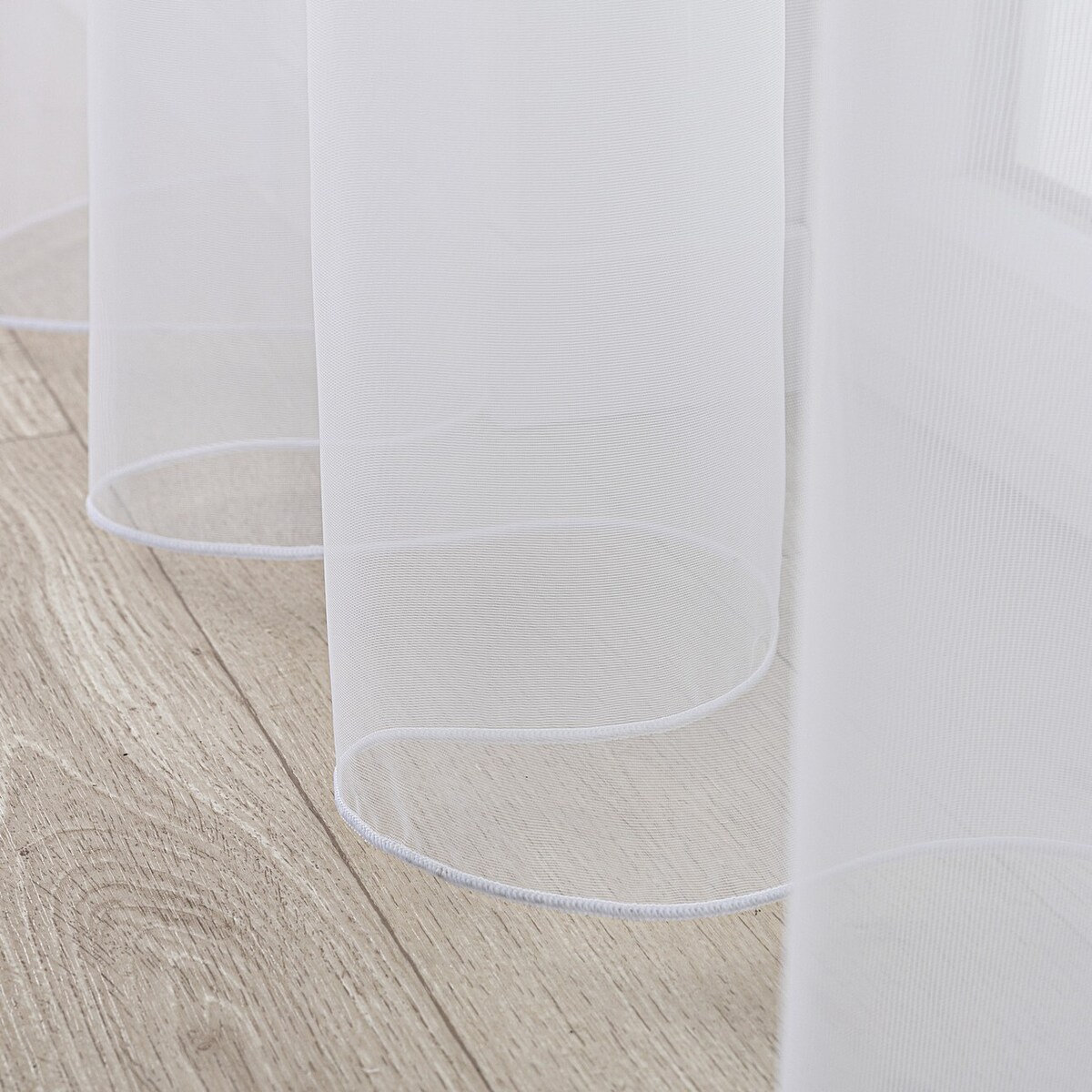 Firana na haczykach flex podwójnych 300x245 biały