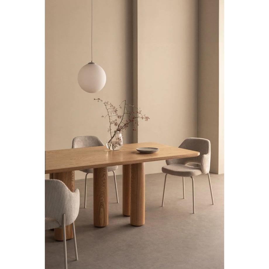 Prostokątny stół do jadalni jesionowy Noelys 200x100 cm