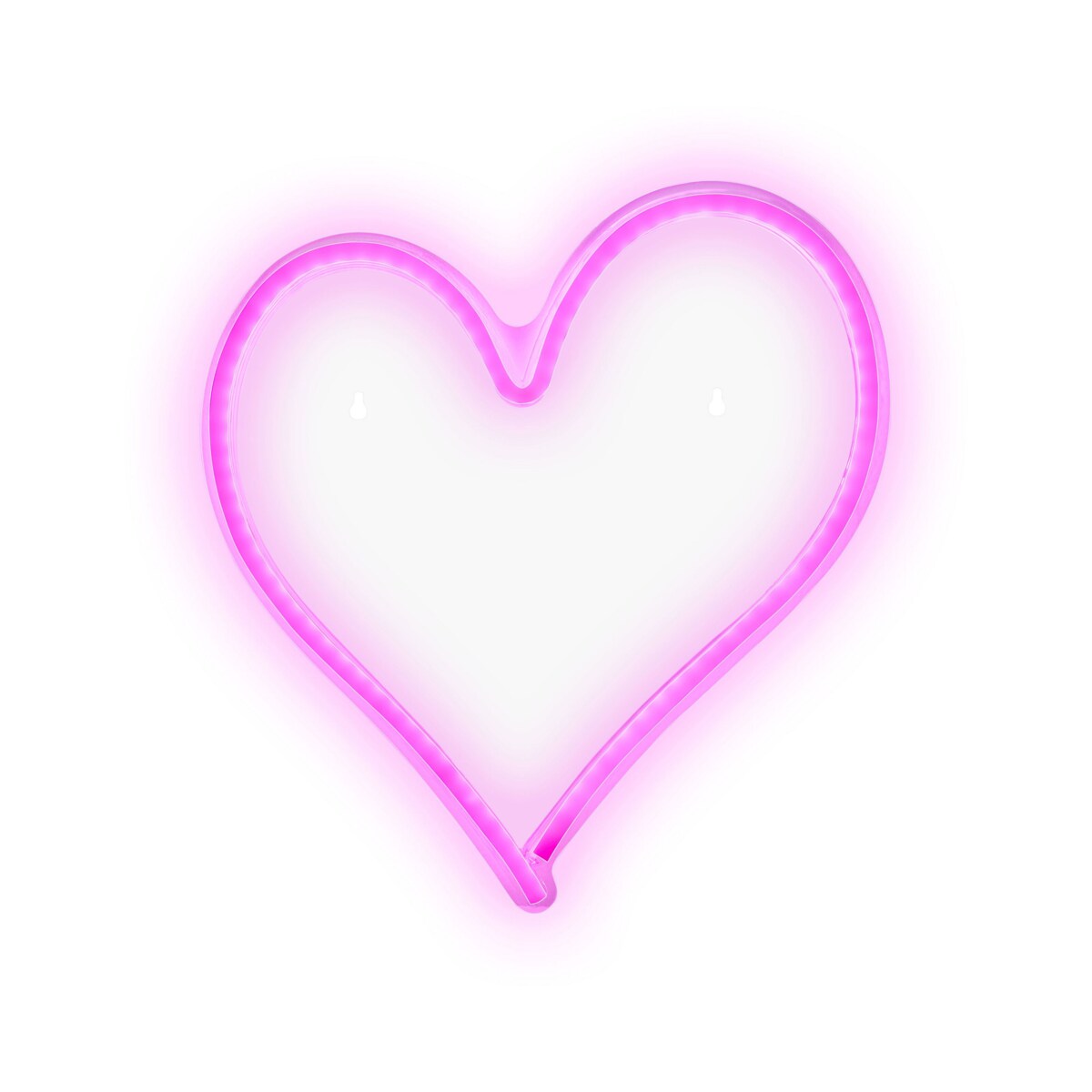 Zestaw 3 neonów ściennych LED różowy SUSIE