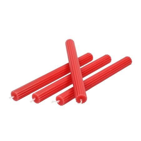 Zestaw świec stroikowych Classic Red 2x25 cm boże narodzenie, święta, świąteczne, czerwony, 2x2x25 cm